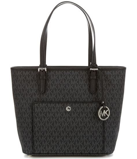 michael kors md work tote black|michael kors jet set tote.